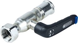 HENCO KOGELKRAAN MET HENDEL PERS X WARTELMOER 26X3/4 INOX BAP-FFV26Z05