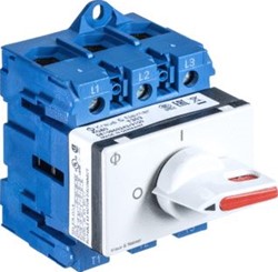 KRAUS & NAIMER LASTSCHEIDER 3 POLIG 0-1 80A DINRAIL BEVESTIGING VERDELERINBOUW 45MM VERGRENDELBAAR KG80.T303/58.VE2