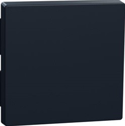 MERTEN M-PURE ENKELE WIP SCHAKELAAR/DRUKKER KLEMBEVESTIGING IP20 MAT ZWART RAL9005 MEG3300-0403