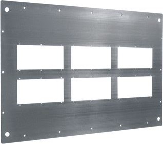 HAGER SLUITPLAAT OPEN VOOR INBOUW KABELINVOERINGEN 600 X 600 MM FZ882XF