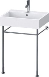 DURAVIT METALEN CONSOLE VOOR WASTAFEL 045450 235050 IN HOOGTE VERSTELBAAR +50 MM WIT 0030651000