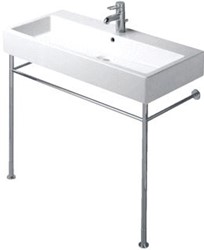DURAVIT VERO AIR MEUBELWASTAFEL 1200MM MET OVERLOOP 1 KRAANGAT DOORGESTOKEN. KLEUR WIT 0030671000