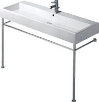 DURAVIT METALEN CONSOLE VOOR WASTAFEL 045412 235012 IN HOOGTE VERSTELBAAR +50 MM WIT 0030741000