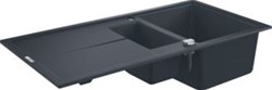 GROHE RECHTHOEKIGE DUBBELE SPOELBAK BLADMONTAGE OPBOUW AFVOERPLUG VUILAFSTOTEND WASTE HXBXD 205X1000X500MM 31642AP0