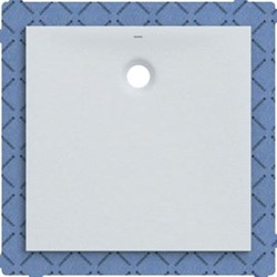 GEBERIT OLONA DOUCHEVLOER 100X100CM MAT WIT 550902001