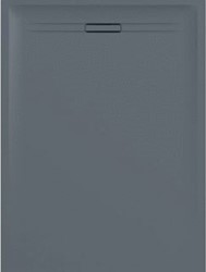 GEBERIT SESTRA DOUCHEVLOER RECHTHOEK AFVOER HORIZONTAAL ACHTER ANTISLIPLAAG INBOUWHOOGTE 40MM BXL 700X1400MM GRIJS/LEISTEEN 550.215.00.2