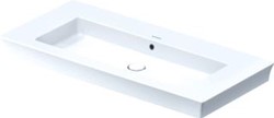 DURAVIT WHITE TULIP WASTAFEL 1055 MM WIT HOOGGLANS KRAANVLAK AANTAL KRAANGATEN PER WASBAK: 0 OVERLOOP POSITIE ZEEPDISPENSER: ZONDER GESLEPEN 2363100060