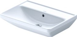 DURAVIT D-NEO WASTAFEL 600 MM WIT HOOGGLANS KRAANVLAK AANTAL KRAANGATEN PER WASBAK: 0 OVERLOOP POSITIE ZEEPDISPENSER: ZONDER 2366600060