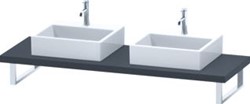 DURAVIT DURASTYLE CONSOLE 45X800X550 MM GRAFIET MAT AANTAL UITSPARINGEN: 2 DS103C04949