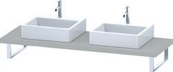 DURAVIT DURASTYLE CONSOLE 45X800X550 MM TAUPE MAT AANTAL UITSPARINGEN: 2 DS103C09191