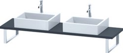 DURAVIT DURASTYLE CONSOLE 30X800X480 MM GRAFIET MAT AANTAL UITSPARINGEN: 2 DS105C04949