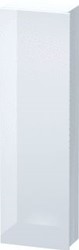 DURAVIT DURASTYLE HOGE KAST 400X240X1400 MM SCHARNIER: RECHTS KLEUR FRONT: BASALT MAT KLEUR CORPUS: WIT MAT AANTAL DEUREN: 1 AANTAL GLAZEN PLANCHETS: 4 DS1218R4318
