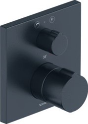 DURAVIT C.1 BADTHERMOSTAAT INBOUW ZWART MAT 150X94X150 MM C15200013046
