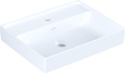 VILLEROY & BOCH COLLARO FONTEIN HOEKIG VOOR 1-GAT KRAANGAT DOORGESTOKEN WAND 400 X 500MM (DXB) WIT ALPINE 43345101