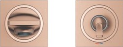 ALLURE TWEEGATS WASTAFELMENGKRAAN S-SIZE WANDMONTAGE SPRONG 154MM ZONDER INBOUWDEEL WARM SUNSET GEBORSTELD (MAT BRONS) 19309DL2
