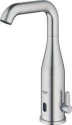 GROHE ESSENCE E INFRAROOD ELEKTRONISCHE WASTAFELMENGKRAAN MET MENGING EN INSTELBARE TEMPERATUURBEGRENZER M-SIZE SUPERSTEEL RVS LOOK 36445DC0