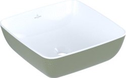 VILLEROY & BOCH ARTIS OPZETWASTAFEL 410 X 410 X 130 MM SAGE GREEN ZONDER OVERLOOP 417841BCS8