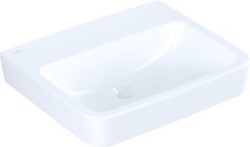 VILLEROY & BOCH O.NOVO WASTAFEL 550 X 460 X 175 MM WIT ALPIN ANTIBAC CERAMICPLUS ZONDER OVERLOOP ACHTER-EN ONDERKANT GESLEPEN 4A41MFT2
