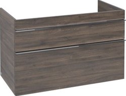 VILLEROY & BOCH VENTICELLO WASTAFELONDERKAST 953X590X502MM GREEP CHROOM CORPUS ARIZONA OAK A92601VH