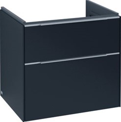 VILLEROY & BOCH SUBWAY 3.0 WASTAFELONDERKAST MET VERLICHTING 2 UITTREKLADEN 622 X 576 X 478 MM VOLCANO BLACK C576L0VL