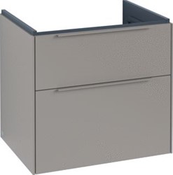 VILLEROY & BOCH SUBWAY 3.0 WASTAFELONDERKAST MET VERLICHTING 2 UITTREKLADEN 622 X 576 X 478 MM GRAPHITE C576L2VM