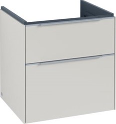VILLEROY & BOCH SUBWAY 3.0 WASTAFELONDERKAST 2 UITTREKLADEN 572 X 576 X 478 MM CASHMERE GREY C57800VN