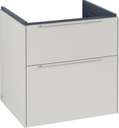 VILLEROY & BOCH SUBWAY 3.0 WASTAFELONDERKAST 2 UITTREKLADEN 572 X 576 X 478 MM CASHMERE GREY C57802VN