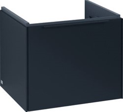 VILLEROY & BOCH SUBWAY 3.0 WASTAFELONDERKAST MET VERLICHTING 1 UITTREKLADE 523 X 429 X 448 MM VOLCANO BLACK C579L1VL