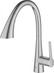 GROHE ZEDRA KEUKENMENGKRAAN C-UITLOOP TRIPLE SPRAY SUPERSTEEL 32294DC2