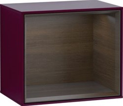 VILLEROY & BOCH FINION SCHAPMODULE MET VERLICHTING 418X356X270MM VAK WALLNUT VENEER CORPUS PEONY MATT G580GNHB