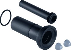 GEBERIT AANSLUITSET VOOR WAND-WC L26.5 CM: D90MM D1=45MM MATVERCHROOMD 152.438.46.1