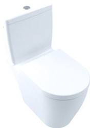 VILLEROY & BOCH AVENTO CLOSETZITTING OVAAL QUICKRELEASE SOFTCLOSE RVS STEEN WIT 9M77C1RW