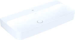 VILLEROY & BOCH FINION WASTAFEL 1000 X 470 X 165 MM STONE WHITE CERAMICPLUS MET VERDEKTE OVERLOOP 4168ABRW
