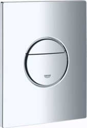 GROHE SAIL BEDIENINGSPLAAT MECHANISCH TWEEKNOPS KUNSTSTOF HXBXL 11X156X197MM CHROOM 38965000