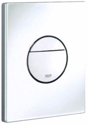GROHE SAIL BEDIENINGSPLAAT MECHANISCH TWEEKNOPS KUNSTSTOF HXBXL 11X156X197MM WIT 38965SH0