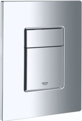GROHE EVEN BEDIENINGSPLAAT MECHANISCH TWEEKNOPS KUNSTSTOF HXBXL 10X156X197MM CHROOM 38966000