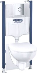 GROHE SOLIDO BAU CERAMIC WC-PACK 4-IN-1 2PCS 1.13 M INSTALLATIEHOOGTE ALPINE WIT 39900000