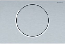 GEBERIT WC-STURING BATTERIJ SIGMA10 1-TOETS MET BED. OP ARMST.: RVS 115.864.SN.6