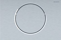 GEBERIT BEDIENINGSPLAAT SIGMA10 RES12CM RADIOGRAFISCH GR/KL BATTERIJ RVS 115.869.SN.6
