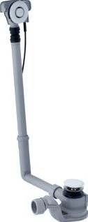 GEBERIT BADAFVOER PUSHCONTROL D52 H=60 CM AFBOUWSET: GL.CHR. D40 150.767.21.6