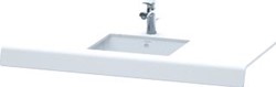 DURAVIT DURASTYLE CONSOLE 100X800X550 MM WIT HOOGGLANS HOOGGLANS AANTAL UITSPARINGEN: 1 DS828C02222