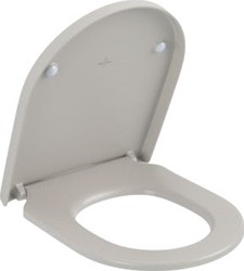 VILLEROY & BOCH SUBWAY 3.0 CLOSETZITTING SOFTCLOSE EN QUICKRELEASE 43.8X37.4X4.2CM ALMOND 8M42S1AM