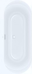 VILLEROY & BOCH LOOP & FRIENDS RECHTHOEKIG BAD DUO MET OVALE BINNENVORM WIT ALPIN 1700 X 750 MM UBA170LOF2V-01