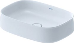 DURAVIT ZENCHA OPZETWASTAFEL 550 MM WIT ZIJDEMAT ZONDER KRAANGAT GESLEPEN 2373553279