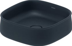 DURAVIT ZENCHA OPZETWASTAFEL 420 MM ANTRACIET MAT ZONDER KRAANGAT GESLEPEN 2373421379