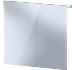 DURAVIT KETHO 2 SPIEGELKAST MET 2 DEUREN MET LED VERLICHTING 80X70X15.7CM MET SENSORSCHAKELAAR WIT K27136000000000