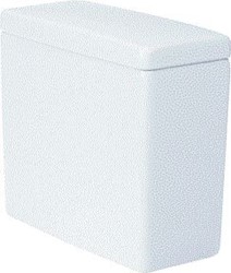 DURAVIT STARCK 3 RESERVOIR WIT INCL. BINNENWERK 4,8 L / 4,8 L SINGLE FLUSH BENEDEN LINKS 15/16 INCH 0920400004