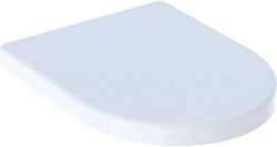 GEBERIT RENOVA PLAN CLOSETZITTING MET DEKSEL RVS SCHARNIEREN DUROPLAST WIT 573070000