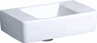 GEBERIT RENOVA PLAN FONTEIN 1X WASKOM KERAMIEK VUILAFSTOTEND 400 X 250 X 150MM (BXDXH) WIT 272141600