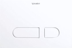 DURAVIT DURASYSTEM BEDIENPLAAT A1 VOOR WC 2-SPOELTECHNIEK 217X146,5MM KUNSTSTOF WIT WD5001011000